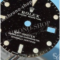 Rolex Rare Pièce de Collection Cadran Vintage Montres GMT Master 1675, 1675 PCG Long E Mark I