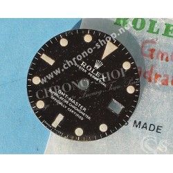 Rolex Rare Pièce de Collection Cadran Vintage Montres GMT Master 1675, 1675 PCG Long E Mark I
