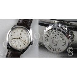 Rolex Vintage remontoir, couronne acier 6mm SUPER + OYSTER ROLEX montres de collection 60's ref 6105, 6022, 6084