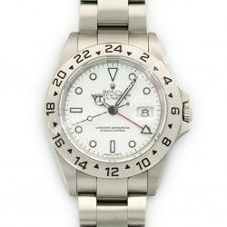 Rolex 16570, 16550 Explorer II handset Genuine Luminova White Watch dial Cal.3185 Auto