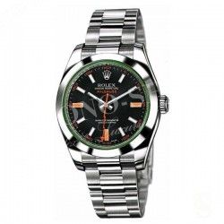 Rolex Rare OEM Genuine Factory Watch Part GREEN Crystal Sapphire glass MILGAUSS 116400, 116400GV, 116400V