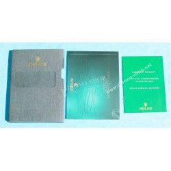 Rolex Authentique mini coffret Livret Montres Rolex Day-Date II Carte Livret Entretien Garantie