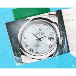 Rolex Authentique mini coffret Livret Montres Rolex Day-Date II Carte Livret Entretien Garantie