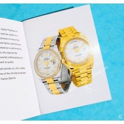 Original discontinued Rolex USA Factory Service Booklet Rolex Manual DALLAS, NEW YORK, BEVERLY HILLS