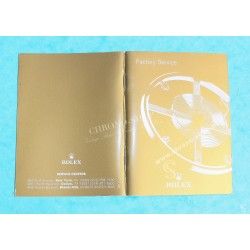 Original discontinued Rolex USA Factory Service Booklet Rolex Manual DALLAS, NEW YORK, BEVERLY HILLS