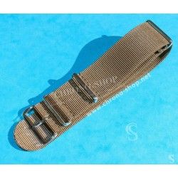 JAMES BOND KHAKI Nylon NATO WATCH BAND Strap Military G-10 BREITLING, IWC, ZENITH, PATEK, TAG HEUER, OMEGA