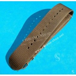 JAMES BOND KHAKI Nylon NATO WATCH BAND Strap Military G-10 BREITLING, IWC, ZENITH, PATEK, TAG HEUER, OMEGA