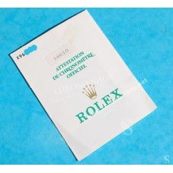 ROLEX VINTAGE & RARE GARANTIE 1991 ESPAGNE SERIE X PAPIER MONTRES ROLEX SUBMARINER DATE 16610