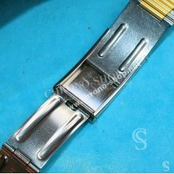 NSA Rare 70's New, NOS Swiss band Ssteel Watch Sport Bracelet Zenith, Longines, Heuer, 20mm ends