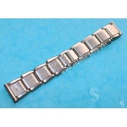 EXPANDRO Vintage & Rare 18mm Elegant steel polished watch bracelet divers band NOS 1950s/60s Breitling, Omega, IWC, Tissot