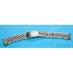 Vintage & Rare 18mm Collectible steel watch bracelet band NOS 1950s/60s UNIVERSAL GENEVE, Breitling, Omega, IWC, Jaeger