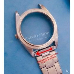 Accessoire Montres Bracelet  Acier 18, 19, 20mm Fixages ressorts Adaptables Générique Vintage type Rolex Hommes maillons rivets