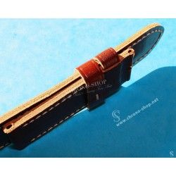 PANERAI OFFICINE BRACELET CUIR MARRON 26mm MONTRES LUMINOR, RADIOMIR, MARINA PAM