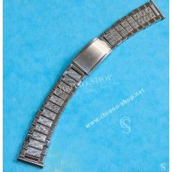 Unsigned flat-link, folded links, 1960s watch Steel band Bracelet for Seamaster 300 Omega Speedmaster