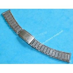 Unsigned flat-link, folded links, 1960s watch Steel band Bracelet for Seamaster 300 Omega Speedmaster