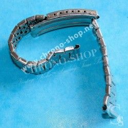 Unsigned flat-link, folded links, 1960s watch Steel band Bracelet for Seamaster 300 Omega Speedmaster