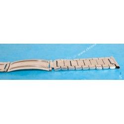 Unsigned flat-link, folded links, 1960s watch Steel band Bracelet for Seamaster 300 Omega Speedmaster