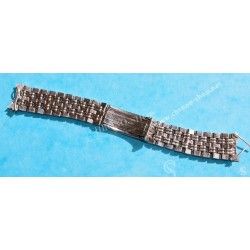 Bracelet 20mm Vintage Montres acier années 60-70 Style jubilée Breitling, Omega, heuer, Tissot, IWC, Jaeger,Patek