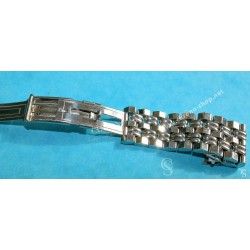 Bracelet 20mm Vintage Montres acier années 60-70 Style jubilée Breitling, Omega, heuer, Tissot, IWC, Jaeger,Patek