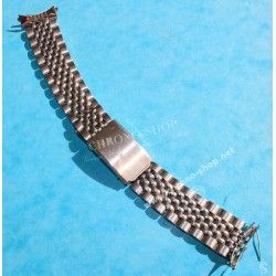 Heuer Chronograph Carrera 2447 Vintage & Collectible steel watch Ssteel bracelet Beads of Rice 18mm 60-70s