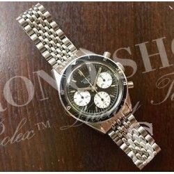 Heuer Chronograph Carrera 2447 Vintage & Collectible steel watch Ssteel bracelet Beads of Rice 18mm 60-70s