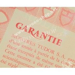 TUDOR AUTHENTIQUE & RARE VINTAGE GARANTIE PAPIER CERTIFICAT DE MONTRES TUDOR REF 584.06