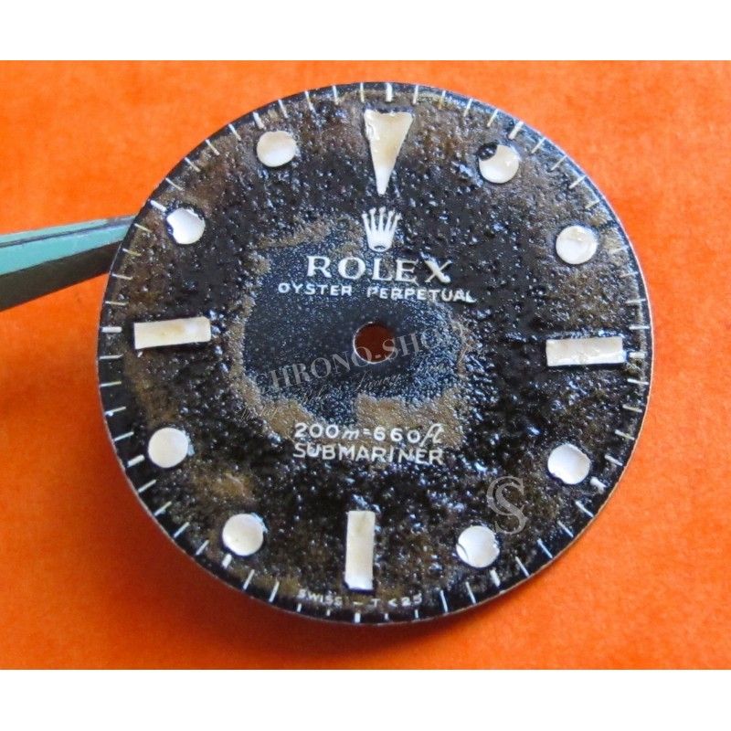 Vintage Cadran Rolex 5513 5512 Gilt Submariner "brown" "chocolate" meters first