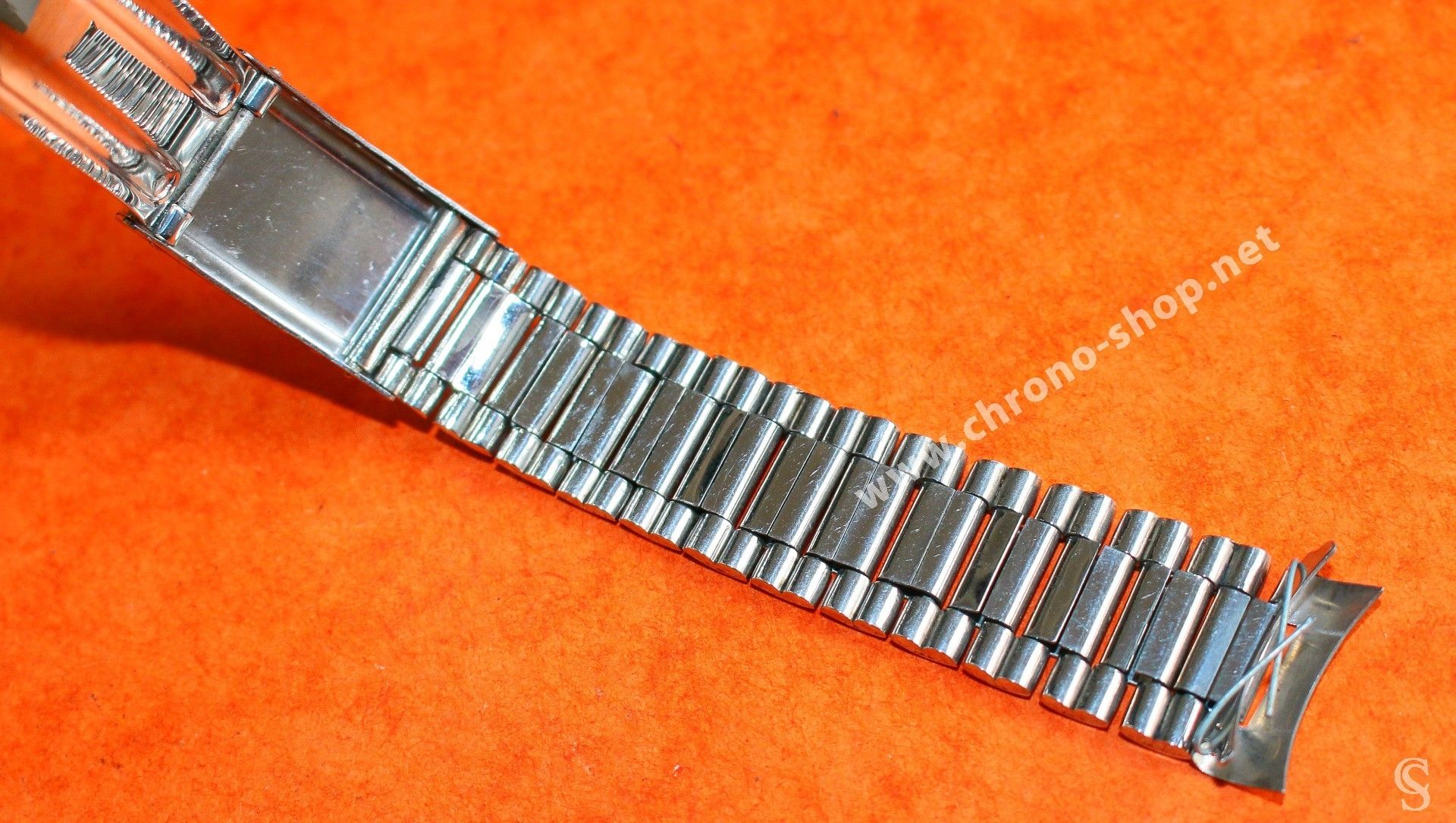 Bracelet De Montre Universal Genève - Acier Chrome Finition Brossée, Neuf Sans étiquette