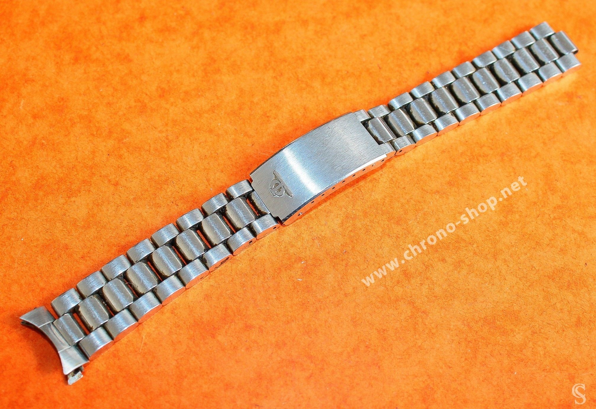 BAUME & MERCIER GENEVE Genuine Watch Steel Bracelet 19mm Accessories ...