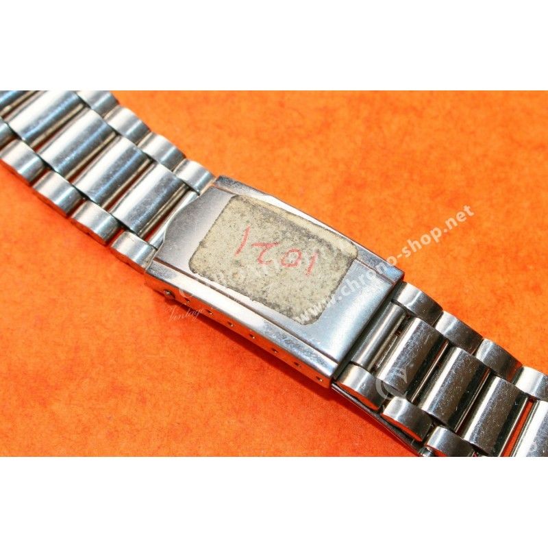 Vintage 70's Bracelet Acier plié Montres 18mm montres vintages ZENITH, Heuer, Silverstone, Movado, Enicar, OMEGA