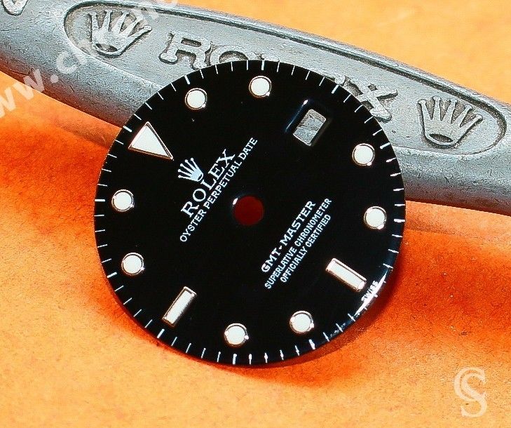 Cadran De Montre Laqué Noir - Diamètre 27.60 Mm, Occasion Très Bon état