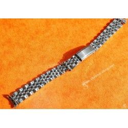 BRACELET ACIER VINTAGE 60's MONTRES DAMES JUBILEE 12mm LADY MAILLONS PLIES