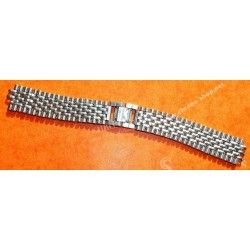 Vintage & Collectible watch Ssteel bracelet Beads of Rice 18mm 60's Rolex,Heuer,IWC,Omega,Breitling,Vacheron