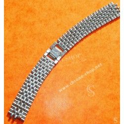 Bracelet Vintage Acier Mailles pliées Montres horlogerie 60's Grains de Riz 18mm Montres Rolex,Heuer,IWC,Omega,Vacheron