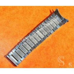 Unsigned flat-link, folded links, 1960s watch Steel band Bracelet for Seamaster 300 Omega Speedmaster