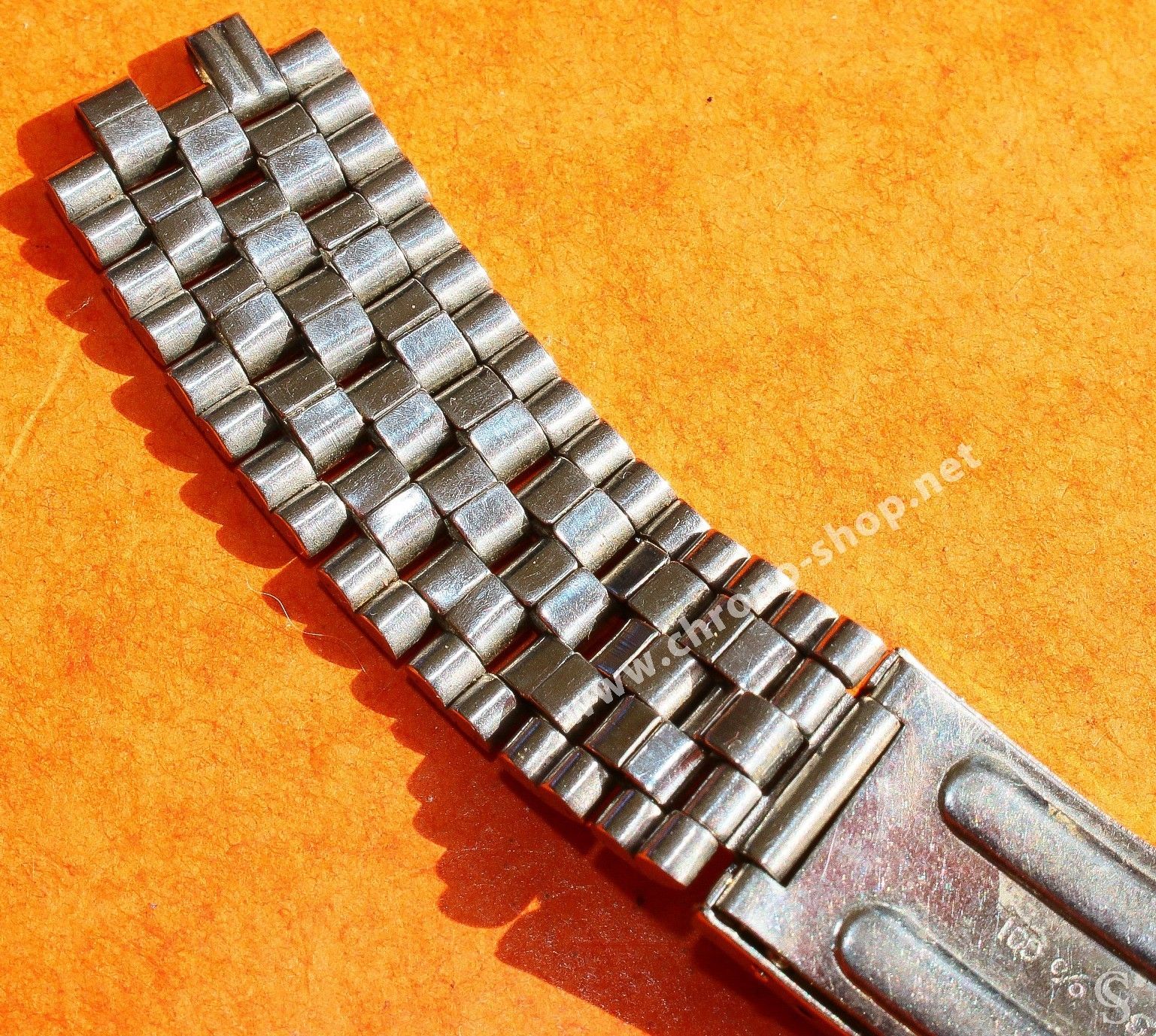 Bracelet De Montre Vintage Fixoflex 19 Mm - Pour Remplacement Ou Personnalisation