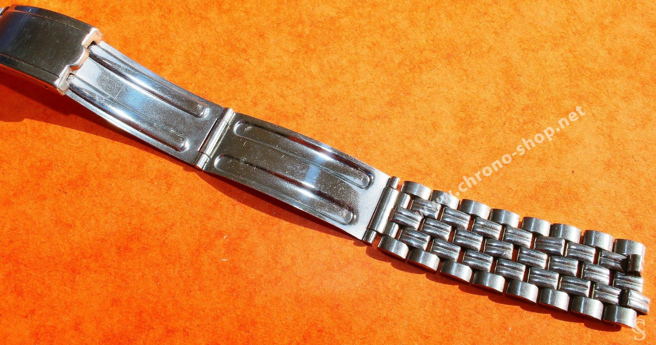 Bracelet Montre Vintage Speidel – Acier Inoxydable, Embouts 16 Mm – Occasion