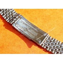 Vintage & Collectible watch Ssteel bracelet Beads of Rice 20mm 60's Rolex,Heuer,IWC,Omega,Breitling,Vacheron