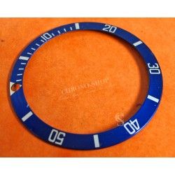 INSERT DE LUNETTE ROLEX SUBMARINER BLEU OR REF 16613-16618-16803-16808