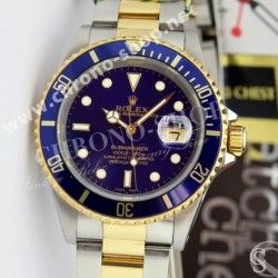 Rolex Submariner Date 18k Gold & 16613, 16803, 16808, 16618 Watch Bezel Blue Insert Graduated Lumi Dot
