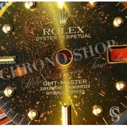 Rolex Magical Sexy Black color GMT MASTER NIPPLE DIAL WATCH VINTAGE 16758, 16753 tutone cal 3075, 3175