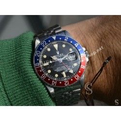 PRISTINE GMT 1675 -16750 BEZEL INSERT PEPSI COLOR