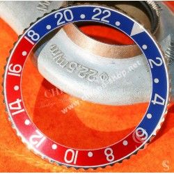 PRISTINE GMT 1675 -16750 BEZEL INSERT PEPSI COLOR