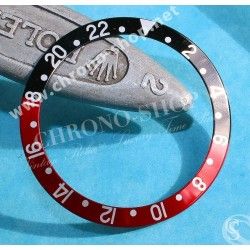 ROLEX INSERT GRADUE 24H DE LUNETTE MONTRES GMT MASTER 16700, 16710, 16760 FAT LADY COKE