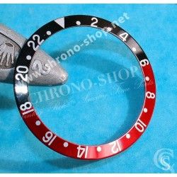 Rolex Graduated 24H bezel watch Insert Red & black GMT Master II 16710, 16700, 16760 Sofia Loren, Fat Lady OEM Original