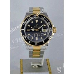 BITONS TUTONE DIVER'S EXTENSION BRACELET ROLEX 93153 SOLID LINK SUBMARINER DATE 16803, 168003, 16613 gold / ssteel