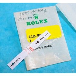 Rolex Fourniture pièce détachée 2 x aiguilles luminova or blanc montres vintages AIR-KING 5500 ref 410-5500-0