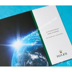 ROLEX MODERN BROCHURE SERVICE FACTORY 10 STEPS BOOKLET SUBMARINER, GMT, DAYTONA, EXPLORER WATCHES