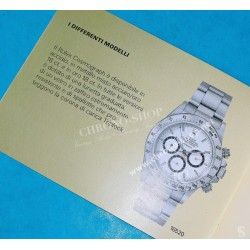 Rolex 1988 Vintage 16523, 16528, 16520 Daytona Patrizzi Cosmograph Watch Manual Booklet Brochure 