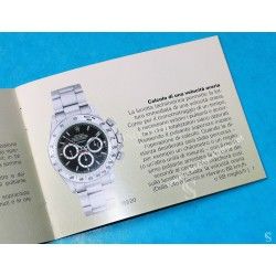 Rolex 1988 Vintage 16523, 16528, 16520 Daytona Patrizzi Cosmograph Watch Manual Booklet Brochure 